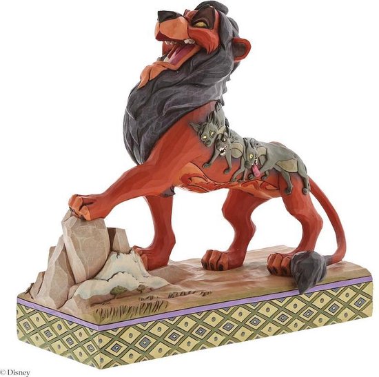 Disney beeldje - Tradition collectie - Preening Predator - Scar - Leeuwenkoning / Lion King