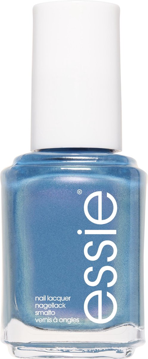 essie® - original - 586 glow with the flow - blauw - metallic nagellak - 13,5 ml - essie