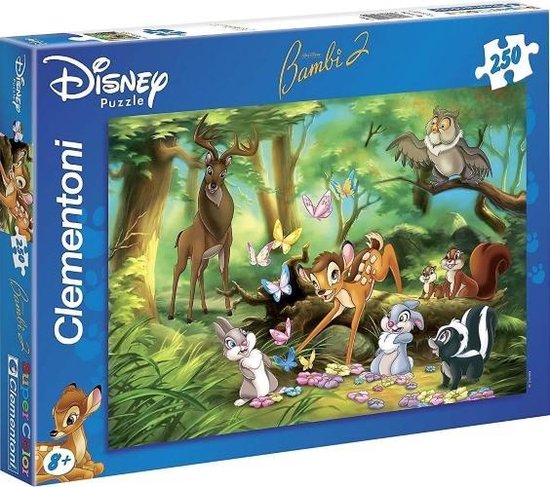 Legpuzzel - 250 stukjes - Disney Bambi - Clementoni legpuzzel | bol.com