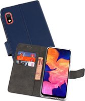 Booktype Telefoonhoesjes - Bookcase Hoesje - Wallet Case -  Geschikt voor Samsung Galaxy A10 - Navy