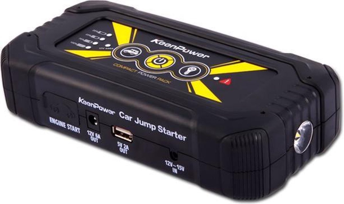 Keenpower Compact Power Pack Auto Accu Jumpstarter Snelstarter