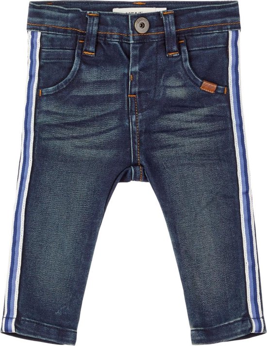Name it Jongens Jeans short - Dark Blue Denim - Maat 74 | Bestel nu!