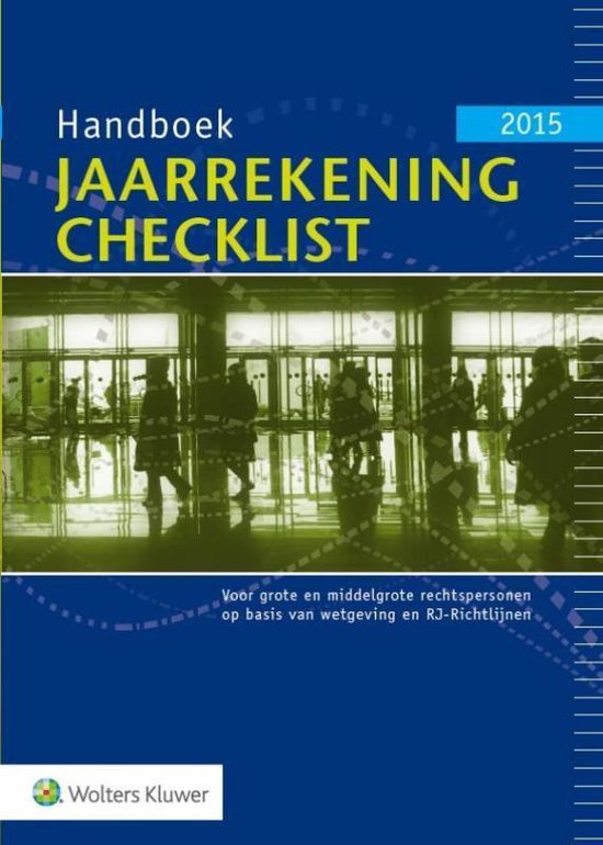 Handboek Jaarrekening checklist 2015 - none | Northernlights300.org