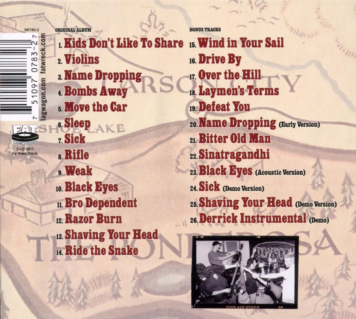 Hoss Reissue, Lagwagon CD (album) Muziek