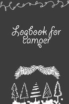 Logbook for camper