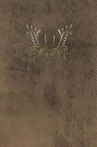 Monogram  D  Notebook