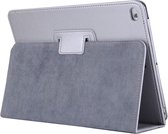 Shop4 - iPad 9.7 (2018) Hoes - Book Cover Lychee Zilver