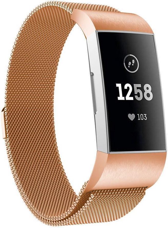 fitbit charge 3 armband milanese