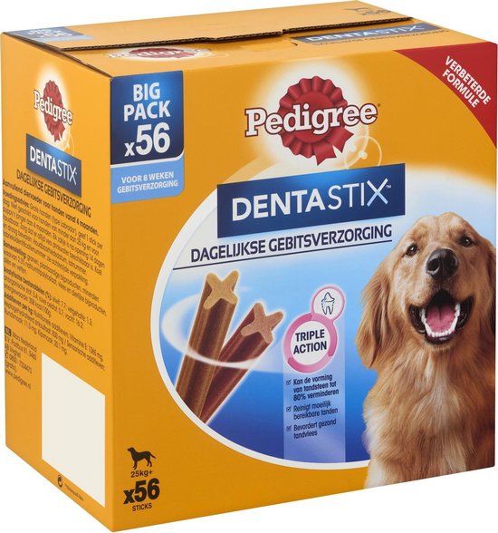 Pedigree Dentastix Maxi Kauwstaaf - Gebitsverzorgende Hondensnack - 56 stuks