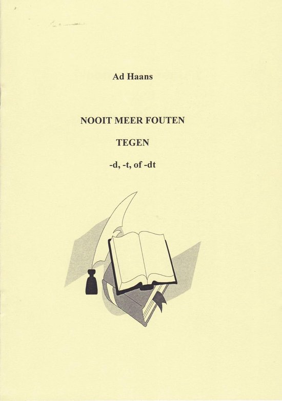 Nooit meer fouten tegen -d, -t en -dt - cover