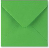Groene enveloppen 13x13 cm 100 stuks
