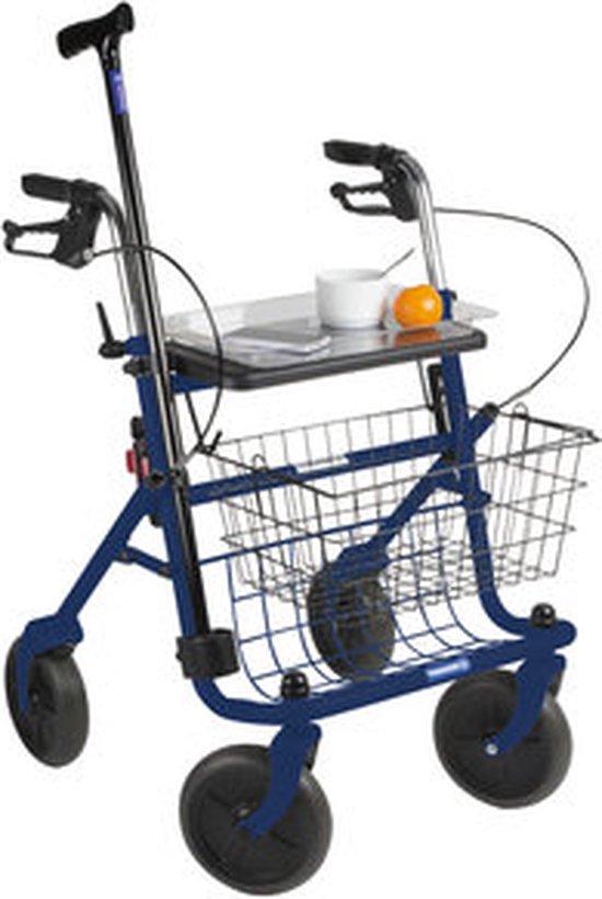 Thuasne - Rollator Quatro - Opvouwbaar - Blauw - Voor binnen en buiten - 10,2 kg