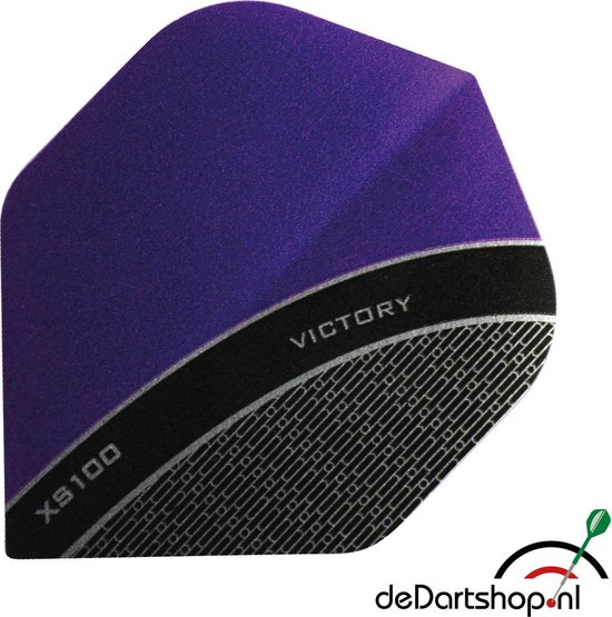 10 - Sets XS100 Curve 100 micron flights - Paars van Harrows — afbeelding 2