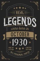 Real Legends were born in Oktober 1930