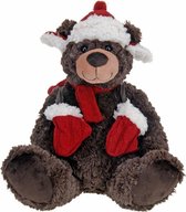 Kerstbeer / Knuffel Pluche (hoogte 30 cm)