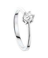 The Jewelry Collection Ring Zirkonia - Goud