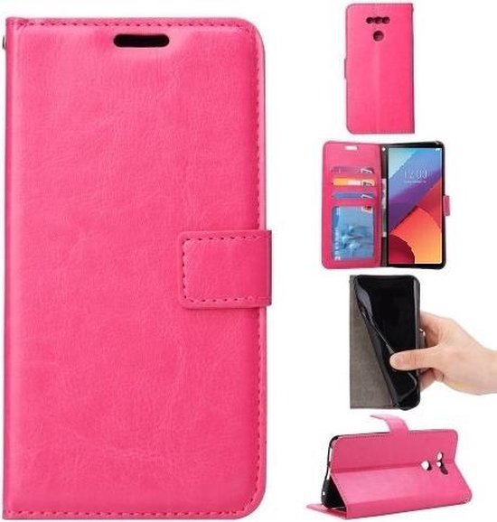 Samsung Galaxy J3 (2017) J330 Duos portemonnee hoesje - roze