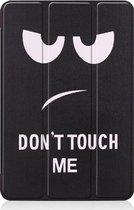 Shop4 - Apple iPad Mini 4 (2015) Hoes - Smart Book Case Don't Touch Me Zwart