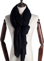 Extra Lange Sjaal - Black - Omslagdoek