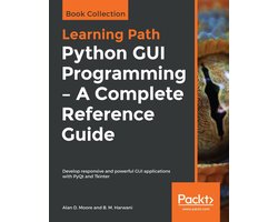 Omslag van Python GUI Programming - A Complete Reference Guide