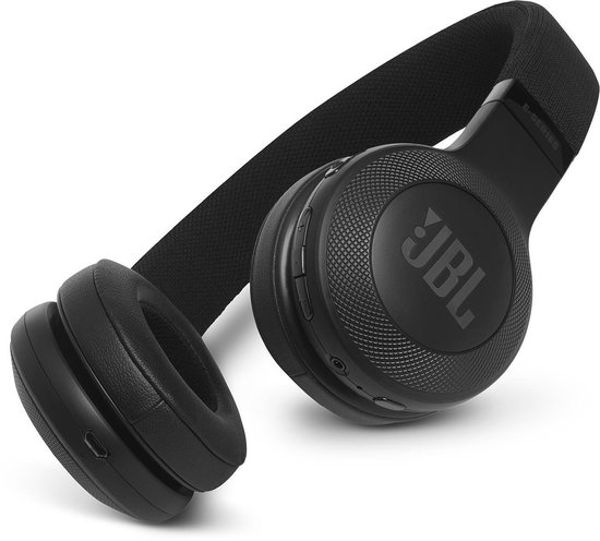 JBL E45BT - Draadloze on-ear koptelefoon - Zwart - JBL