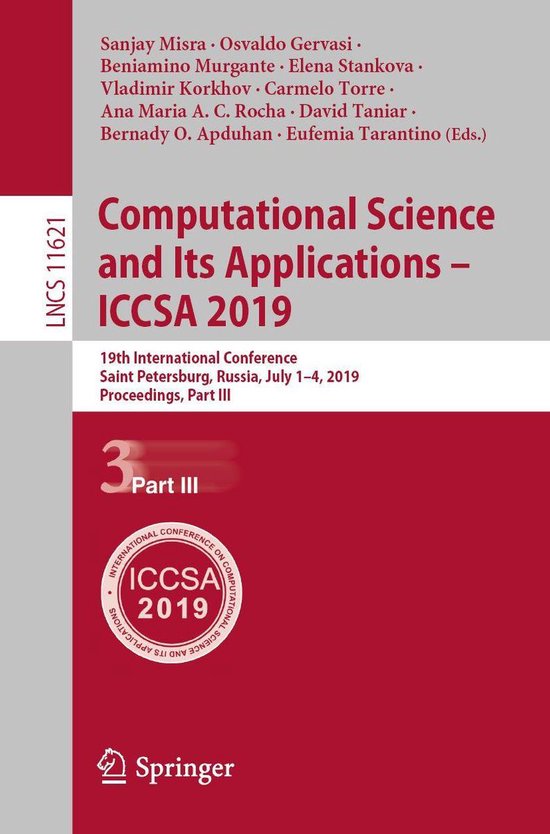 Springer Nature Proceedings Computer Science 3 - Computation ... - cover