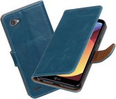 BestCases.nl LG Q6 Pull-Up booktype hoesje blauw