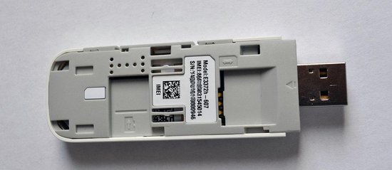 Huawei E3372H-320, LTE/4G USB-Dongle, 150 Mbps, Ontgrendeld voor elk Netwerk, Wit