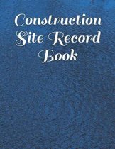 Construction Site Record Book