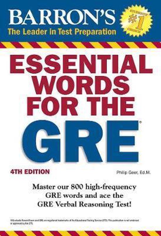 Barron's Essential Words for the GRE - cover