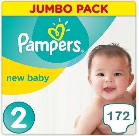 Pampers Baby Luiers - Maat 2 - 172 Stuks | bol.com