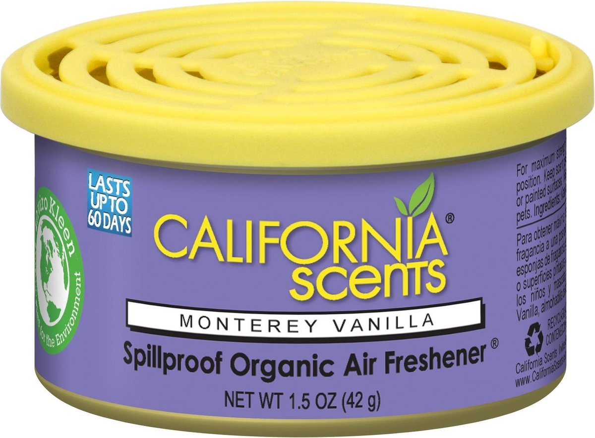 Goedkoopste California Scents Luchtverfrisser Monterey Vanilla