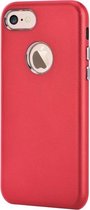 Case Cover Hoesje PC/PU voor Apple iPhone 7 / 8 en SE (2020) - Rood