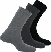 Basic Sokken Bio Katoen 3-Pack 000158060000 - Zwart - 20 Packs | 39/42