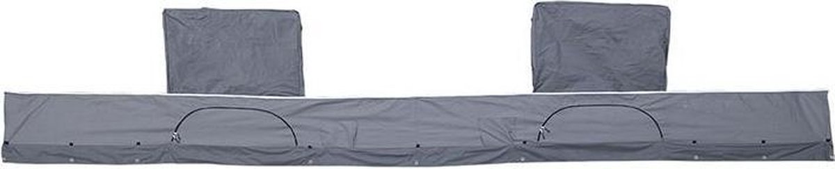 Proplus Tochtstrook Met Opbergvakken 580 Cm Polyester Grijs
