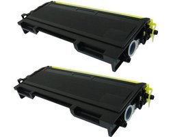 KATRIZ KATRIZ® TN2000/TN2005 Huismerk Toner - Zwart - Set van 2 - Tot 2.500 Pagina’s per Toner - Brother DCP 7020/7010/7025; FAX 2820/2920; HL…