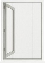 HAMSTRA Plisséhor Ultra voor ramen wit (RAL 9010) 103x155 cm