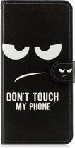 Do not touch agenda wallet case hoesje Samsung Galaxy J6 Plus