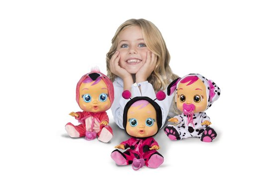 CRY BABIES Sterren Een pop die echte tranen huilt met verwisselbare kleding en accessoires - Sydney interactieve pop, speelgoed, cadeau voor jongens en meisjes vanaf 18 maanden CRY BABIES Sterren Een pop die echte tranen huilt met verwisselbare kleding en accessoires - Sydney interactieve pop, speelgoed, cadeau voor jongens en meisjes vanaf 18 maanden