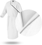 Dreamhouse Waffle - Badjas - Wit - Medium