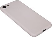 ADEL Siliconen Back Cover Softcase Hoesje Geschikt Voor iPhone 8 Plus/ 7 Plus - Lichtroze