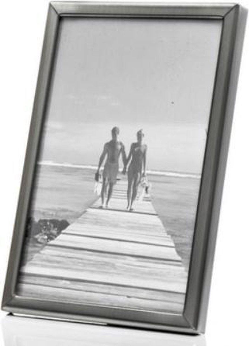 Alle lijsten AL - Mat Zilvere Fotolijst voor foto formaat 10x15cm