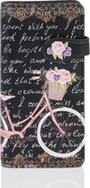 Shagwear Portemonnee Dames - Pasjeshouder - Portefeuille Dames - Kunstleer- Paris Bike (009766Z)