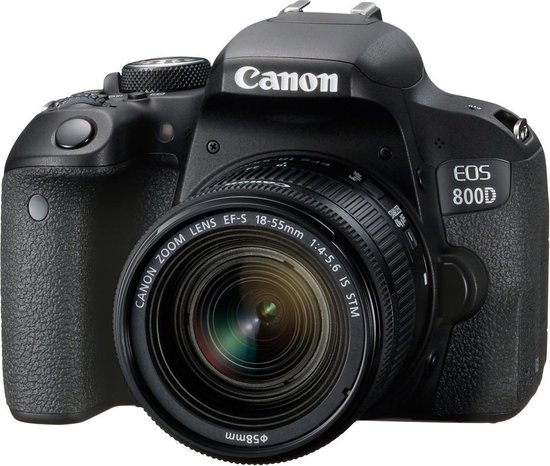 Canon EOS 800D + EF-S 18-55mm Zwart | bol.com