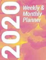 Weekly & Monthly Planner 2020