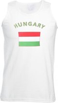 Witte heren tanktop Hongarije L