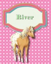 Handwriting and Illustration Story Paper 120 Pages River