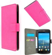 Huawei Ascend Y330 Wallet Bookcase hoesje Roze