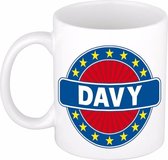 Davy naam koffie mok / beker 300 ml  - namen mokken