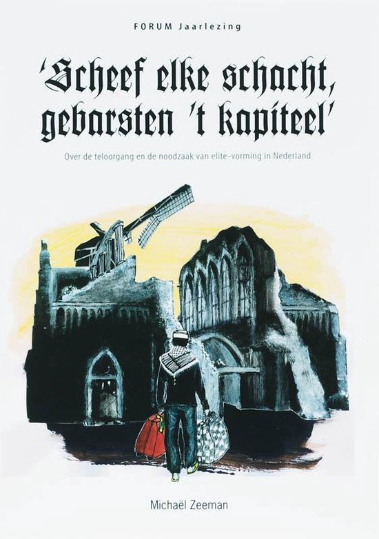 Scheef elke schacht, gebarsten het kapiteel